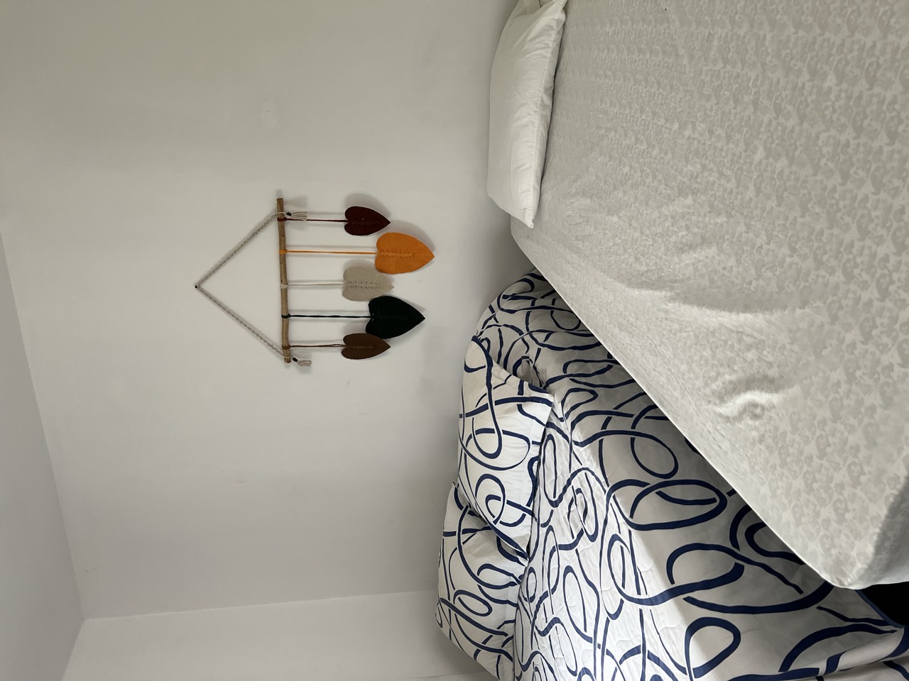 Detalle de la cama de la habitación quíntuple